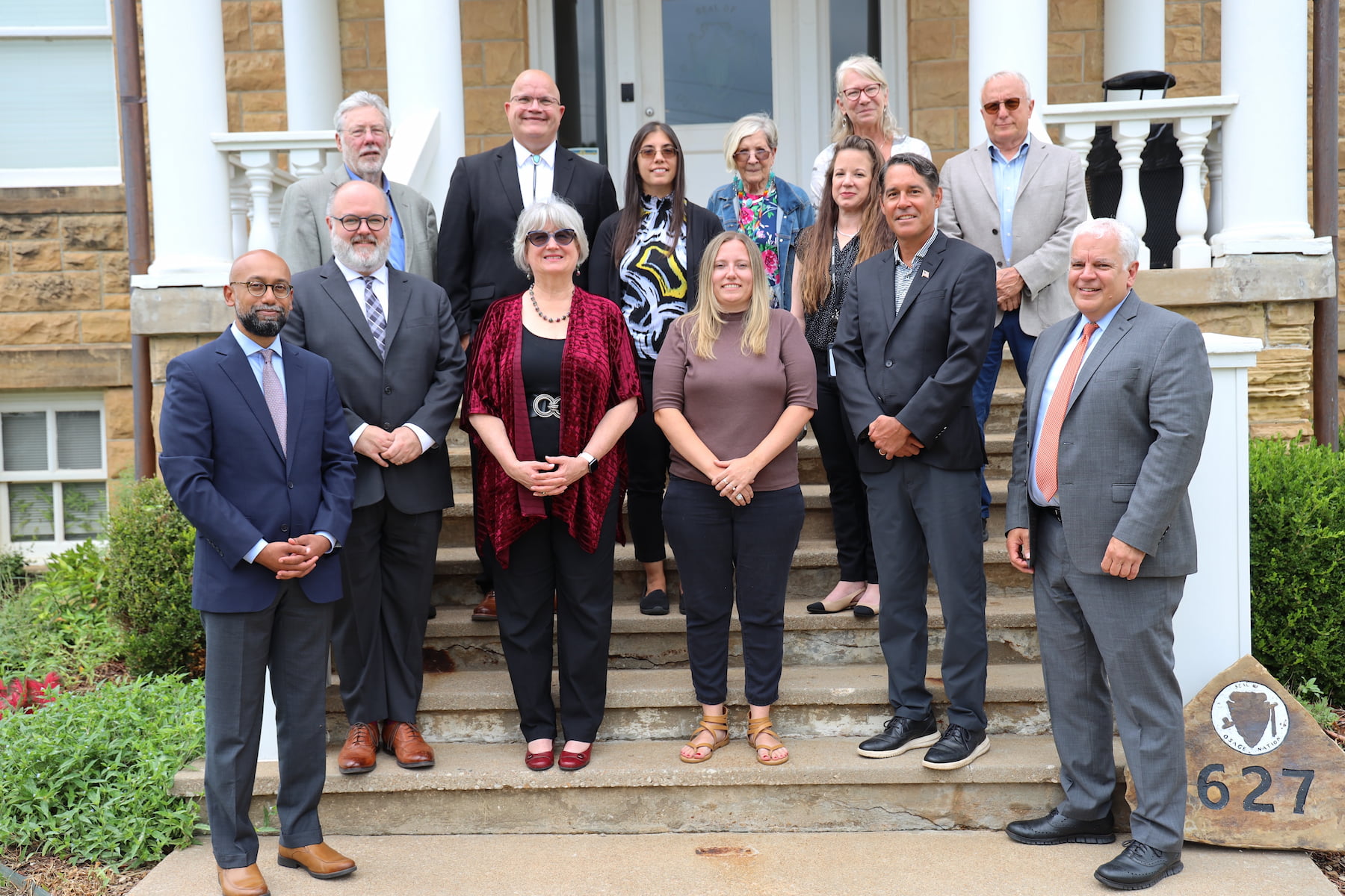 Representatives from the U.S. Treasury, Osage Nation, and Development Capital Networks (DCN) meet at the Osage Nation Executive Building to finalize the launch of the Osage Nation Small Business Program